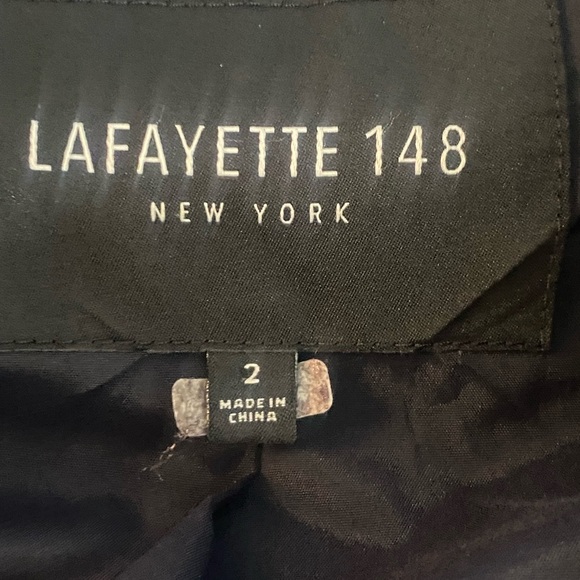 Lafayette 148 Blue Tweed Work Career 2 Piece Skirt Set Size 2 and 6  READ. - Picture 9 of 13